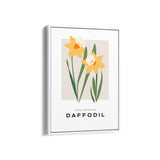 Daffodil Botanical Modern Wall Art