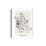 Peace in Plants Line Wall Art