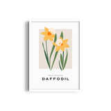 Daffodil Botanical Modern Wall Art