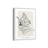 Peace in Plants Line Wall Art