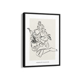 Peace in Plants Line Wall Art