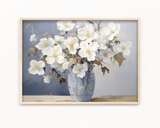 Ivory and Indigo Wall Art