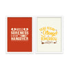 Muscle soreness and sore today stronger tomorrow Set of 2 Gym Posters
