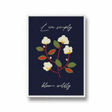 Live Simply Bloom Wildly Artistic Wall Art