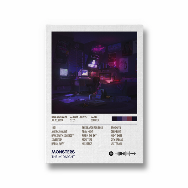 Monsters by The Midnight Album Poster