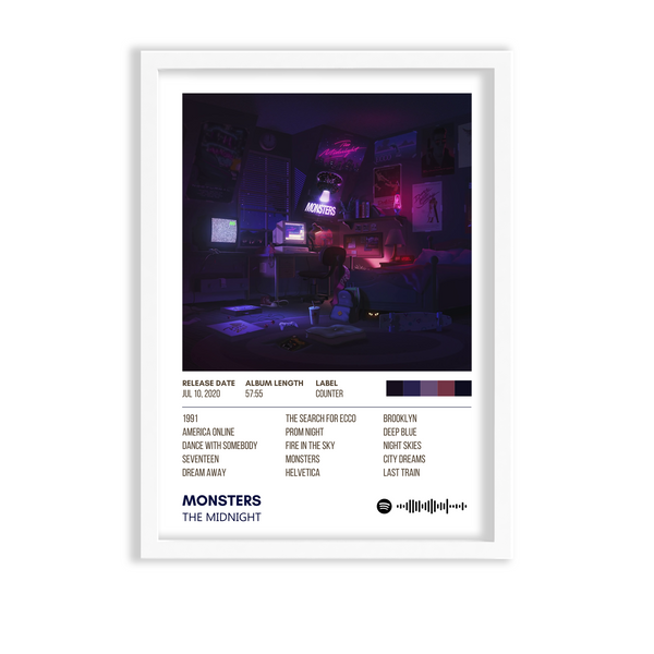 Monsters by The Midnight Album Poster