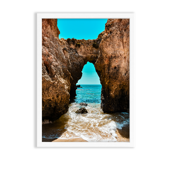 Beach Cave View Wall Art