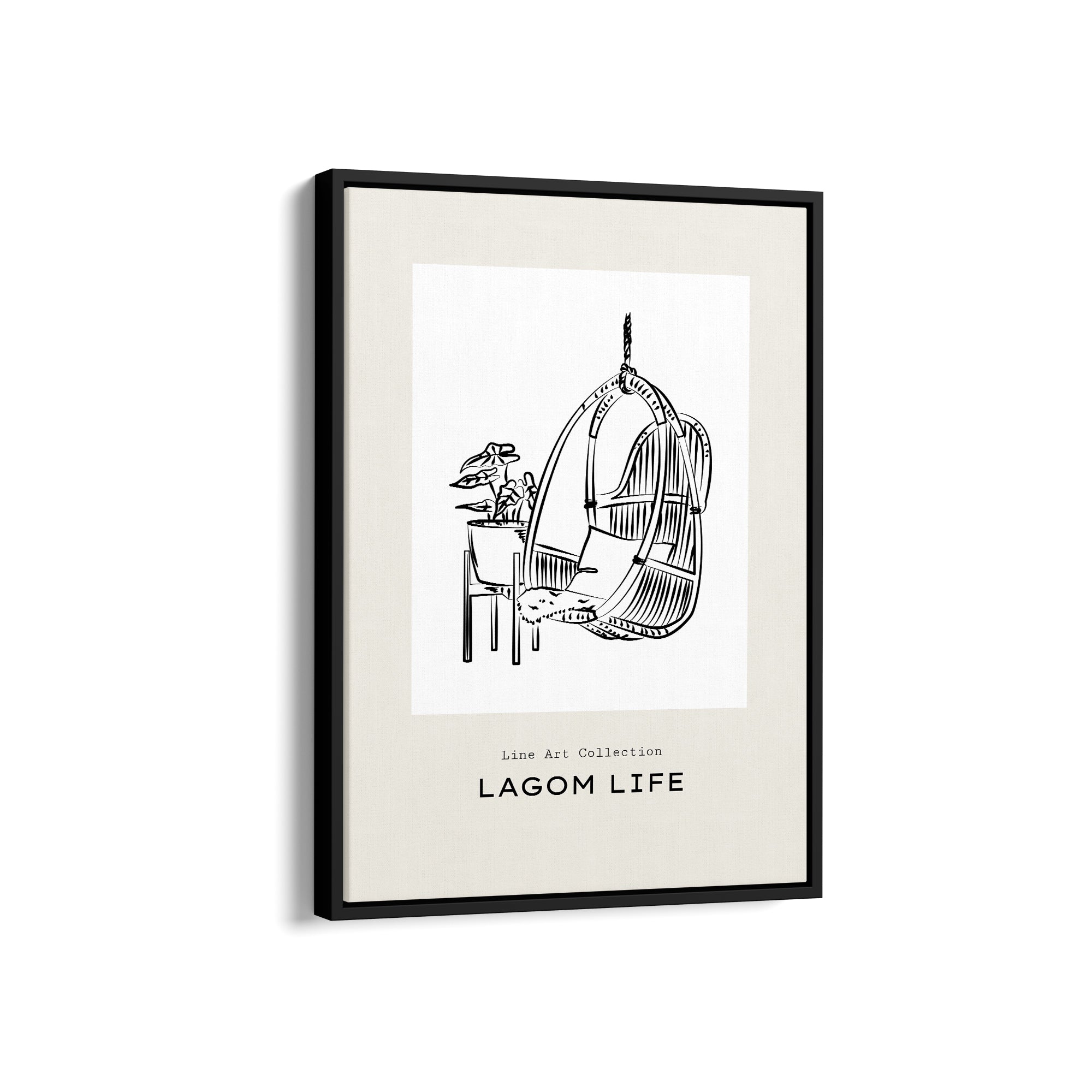 My Place Modern Line Wall Art