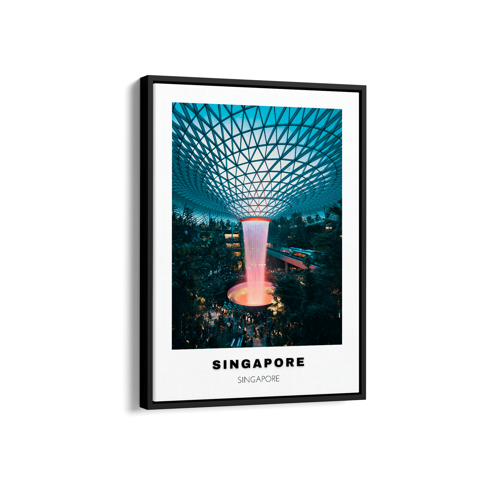 Singapore Colored City Art