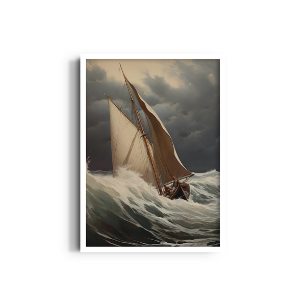 Voyage Through the Tempest Wall Art