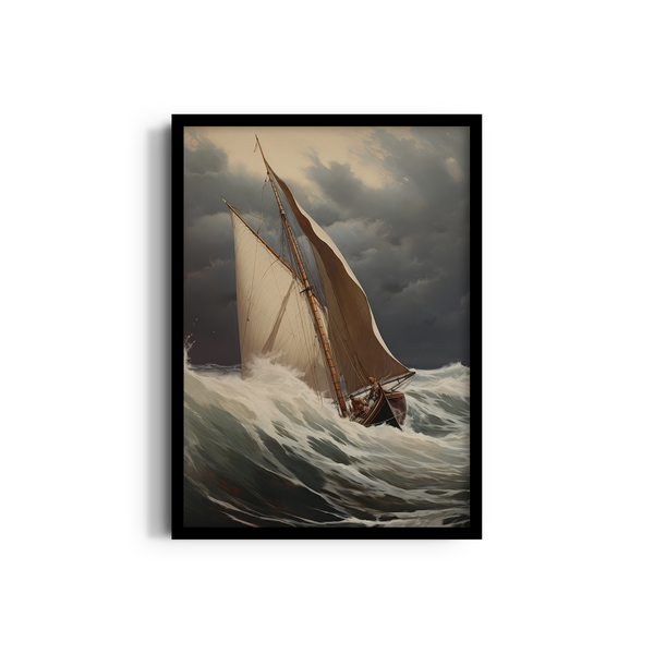 Voyage Through the Tempest Wall Art