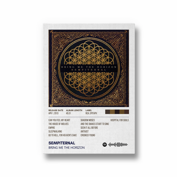 Sempiternal by Bring me the horizon Album Poster