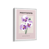 Purple Hue Botanical Modern Wall Art