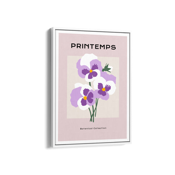 Purple Hue Botanical Modern Wall Art