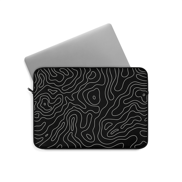 Topography Dark Laptop Sleeve (Macbook, HP, Lenovo, Asus, Others) | Laptop Cover