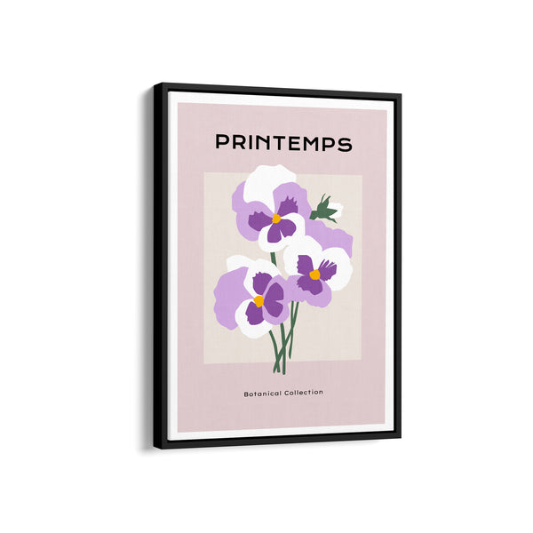 Purple Hue Botanical Modern Wall Art