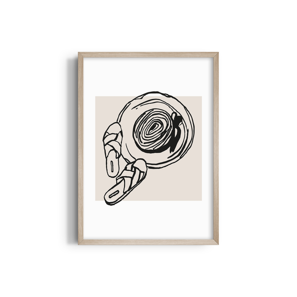 Footprints in the Sand Travel Wall Art