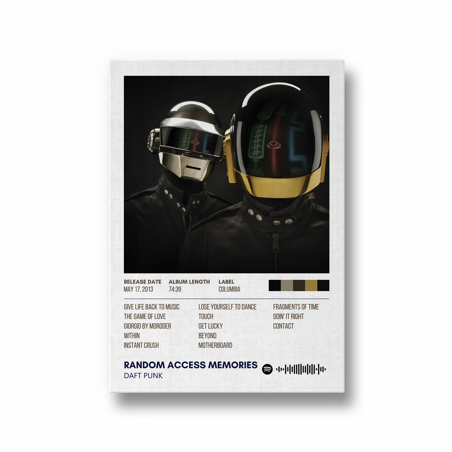 Random Access Memories by Daft Punk Album Poster – The Mortal Soul