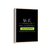 Your true character will ultimately determine your reputation Quote Wall Art