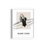 Surf Time Travel Wall Art
