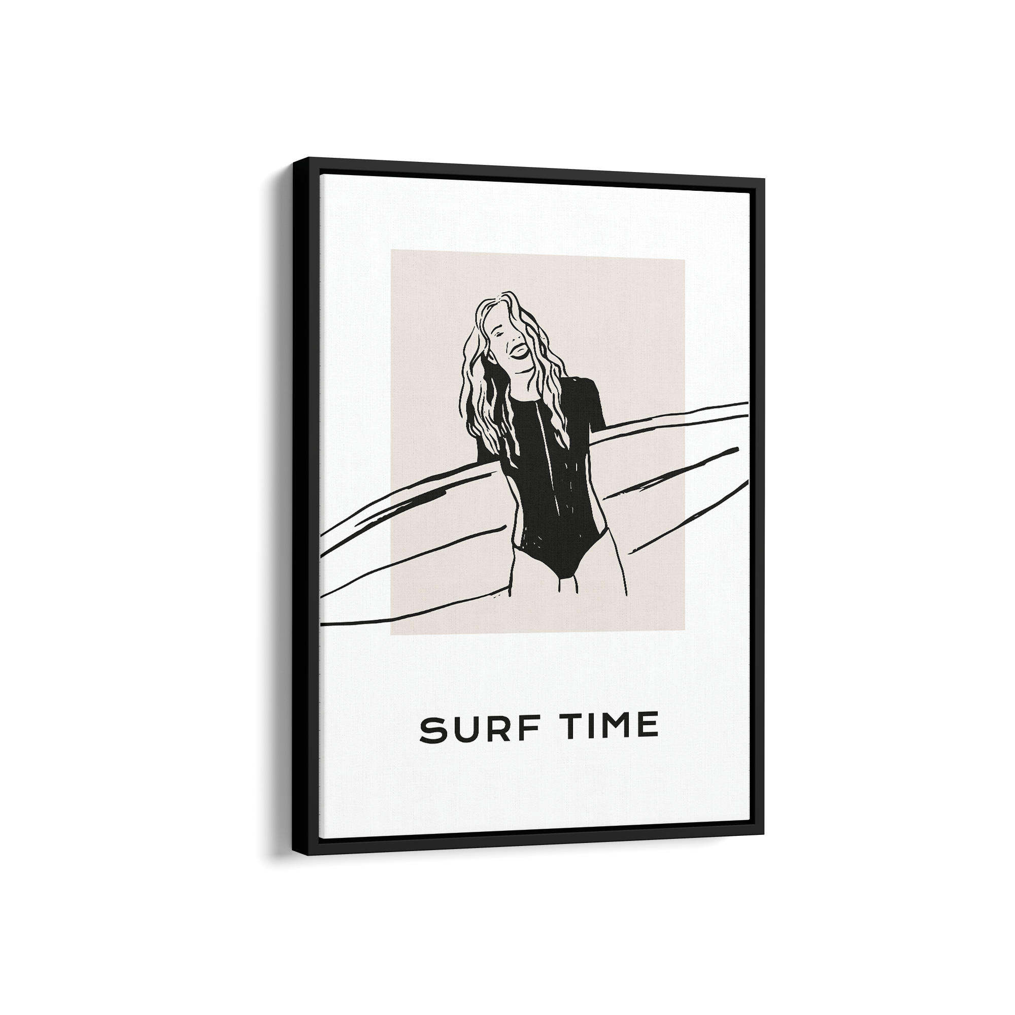 Surf Time Travel Wall Art