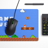 Game over mario style Desk Mat | Desk Pad | Mouse Pad