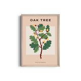 Oak Tree Botanical Modern Wall Art