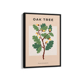 Oak Tree Botanical Modern Wall Art