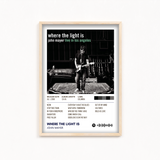 Where the light is by John Mayer Album Poster