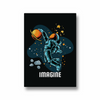Imagine Astronaut Playing Basketball Wall Art