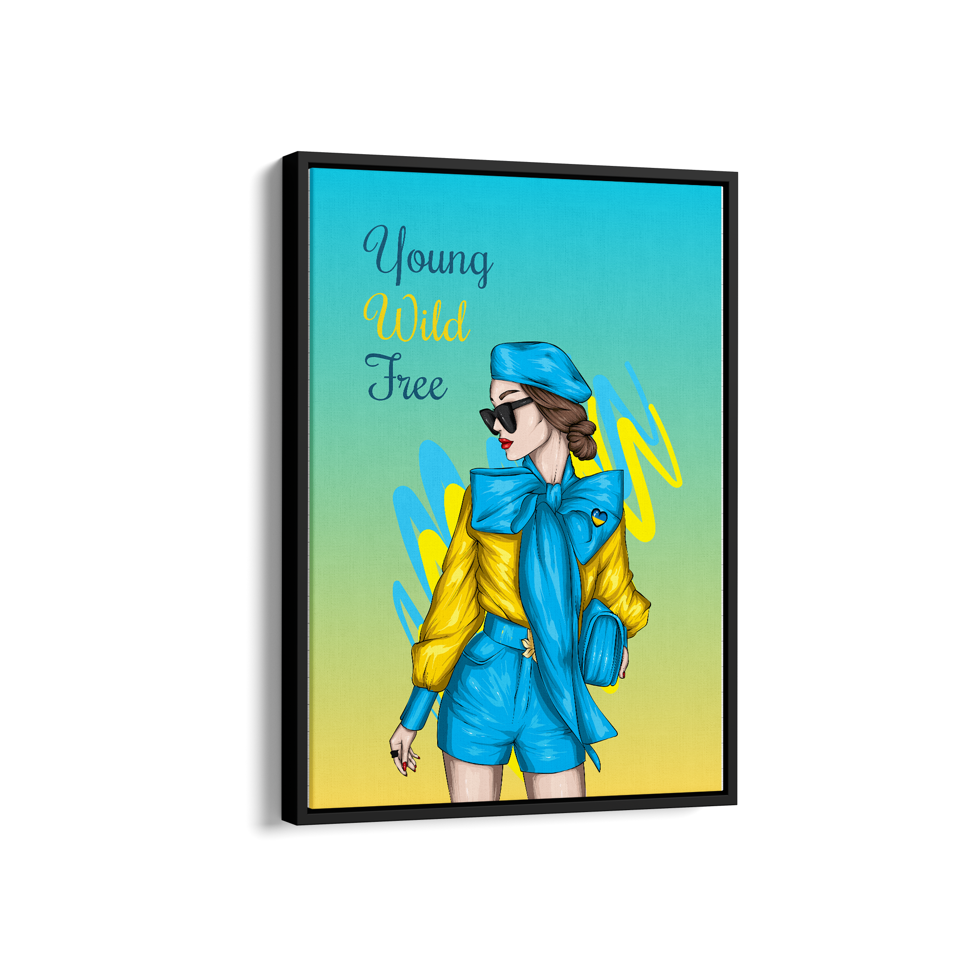 Young Wild Free, Fashion Poster