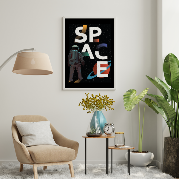 S.P.A.C.E- Dream Art Poster - The Mortal Soul