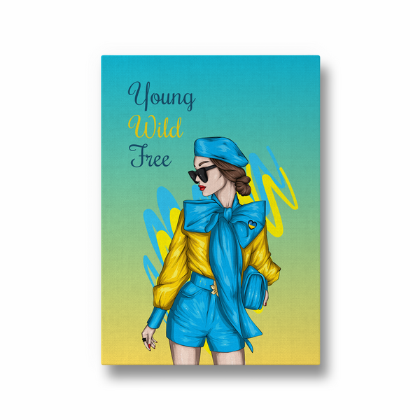 Young Wild Free, Fashion Poster
