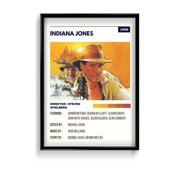 Indiana Jones Retro Wall Art