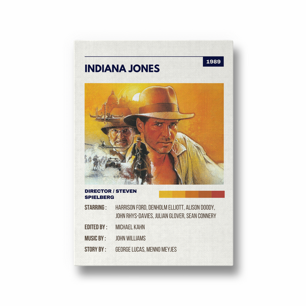 Indiana Jones Retro Wall Art