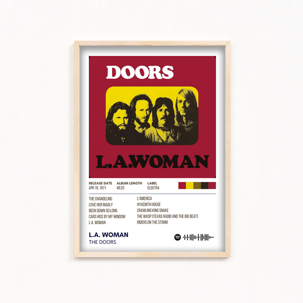 L.A. Woman by The Doors Album Poster