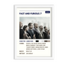 Fast & Furious 7 Retro Wall Art