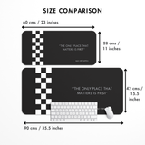 Formula 1 Max Verstappen Quote Desk Mat | Desk Pad | Mouse Pad