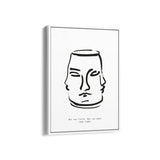 Not too little not too much just right Boho Modern Wall Art