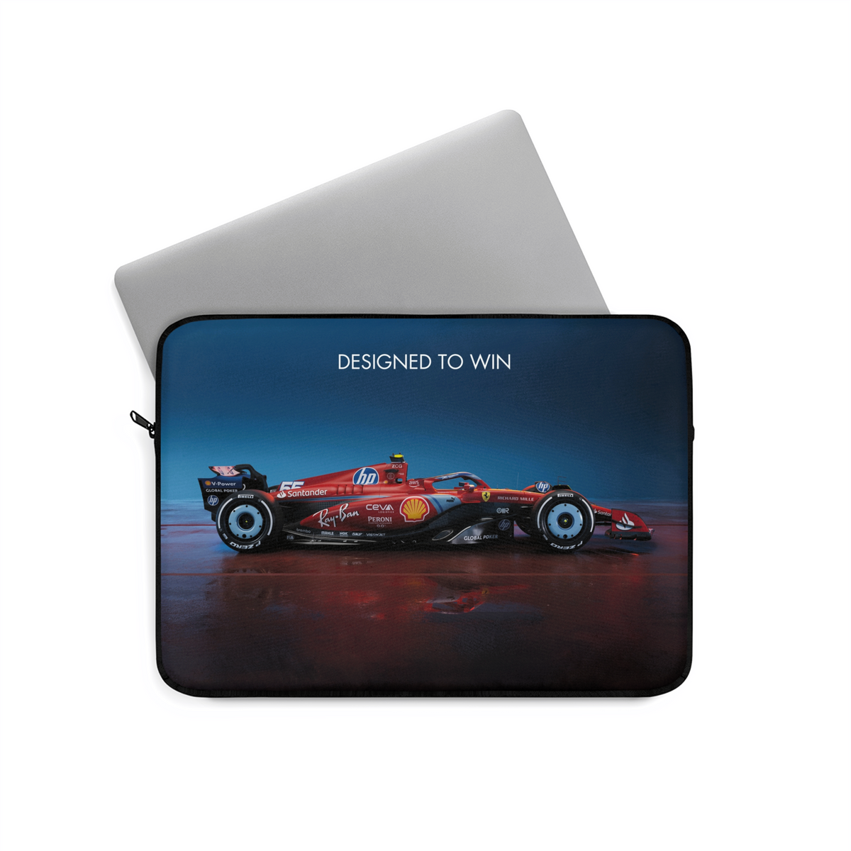 Ferrari F1 Car - Designed to win Laptop Sleeve (Macbook, HP, Lenovo, A ...