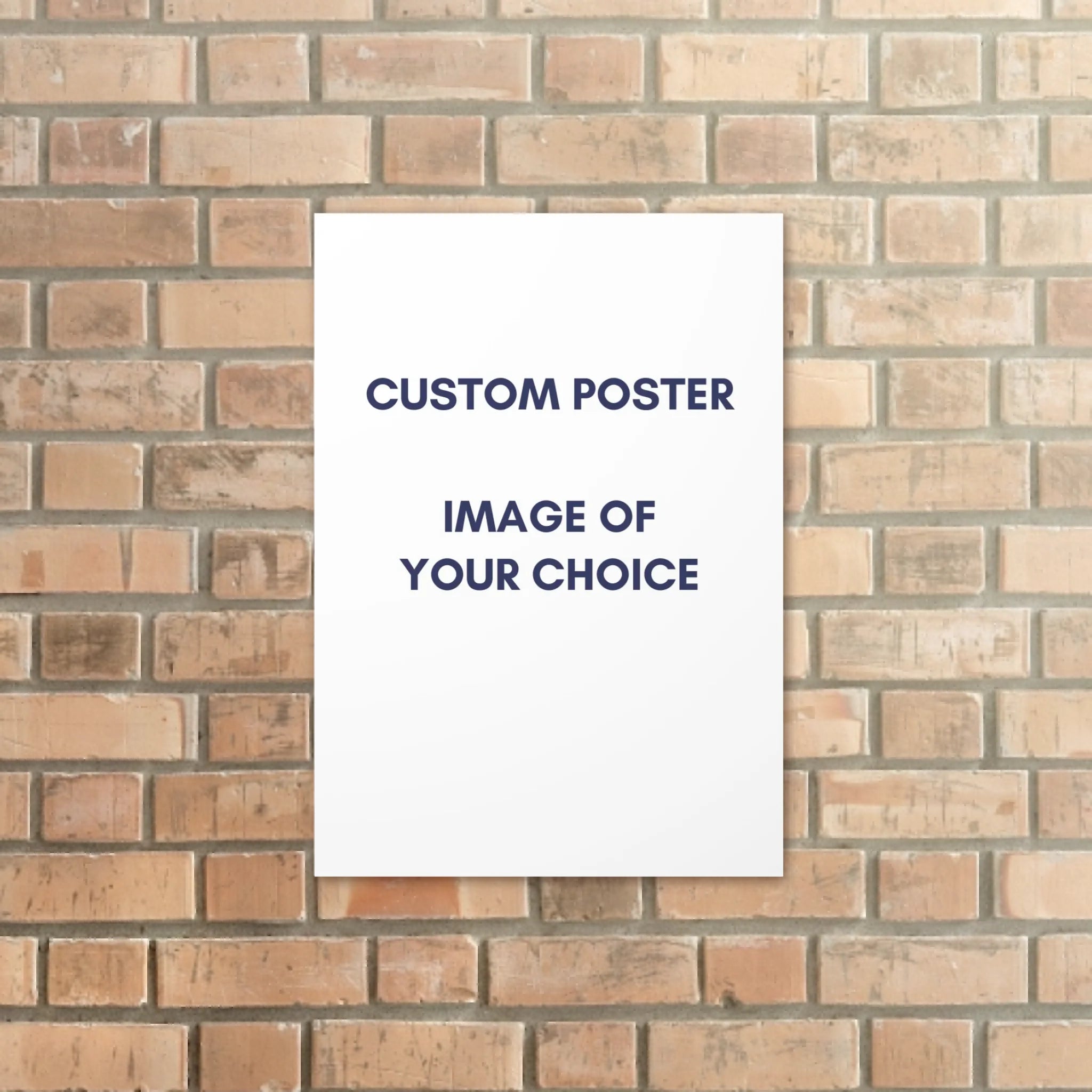 Custom Paper Poster (Upload Image)