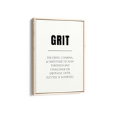 Grit Quote Wall Art