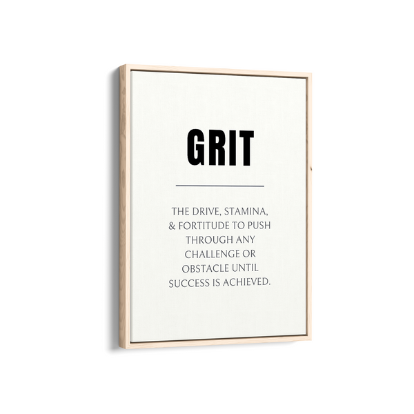 Grit Quote Wall Art