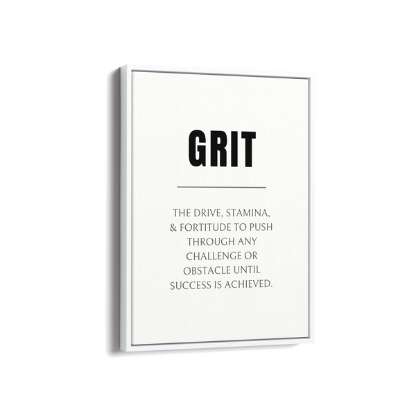 Grit Quote Wall Art
