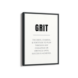 Grit Quote Wall Art