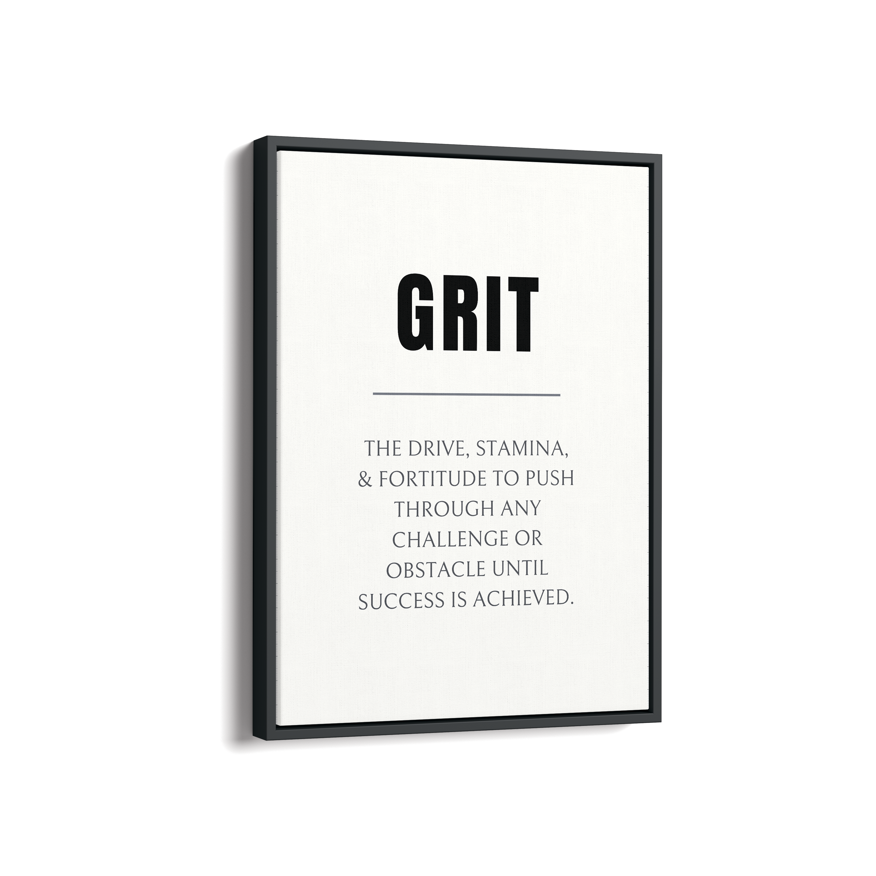 Grit Quote Wall Art