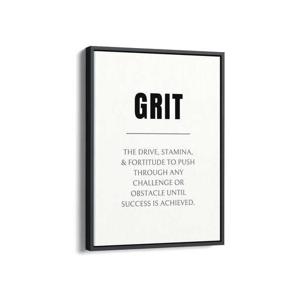 Grit Quote Wall Art