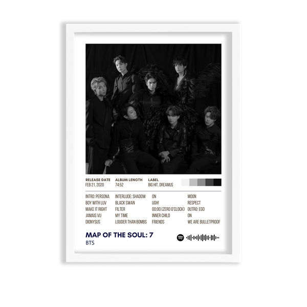 Map of the Soul: 7 by BTS Album Poster