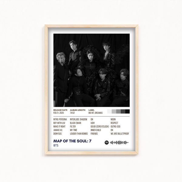 Map of the Soul: 7 by BTS Album Poster