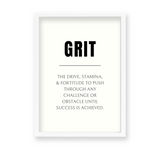 Grit Quote Wall Art